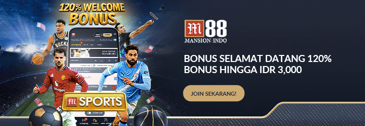 Animasi penawaran taruhan olahraga dan kasino live M88 untuk pengguna Indonesia